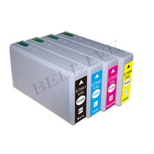4 CARTUCCE COLORI COMPATIBILE PER STAMPANTE EPSON WF5620DWF 5110DW 5690DWF BL