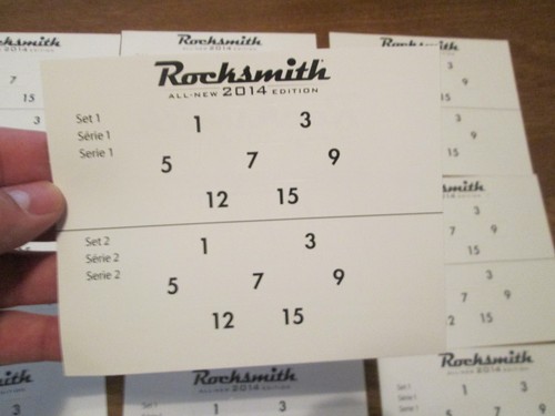 Lotto fogli rocksmith 2014 - 2,