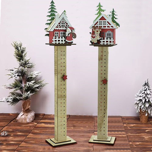 Calendario dell avvento - calendario, legno