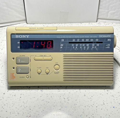 Sony icf c220l radio - radio, orologio