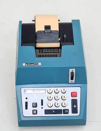 Vecchio calcolatore olivetti - calcolatore,