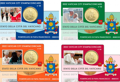 Kit vaticano 2022 stamp - 2022, &