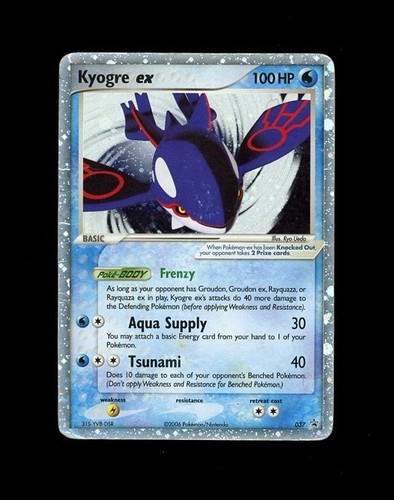 Raro 2006 pokemon kyogre - kyogre, ex