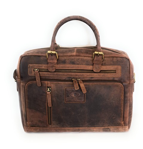 Borsa pelle vintage - in,