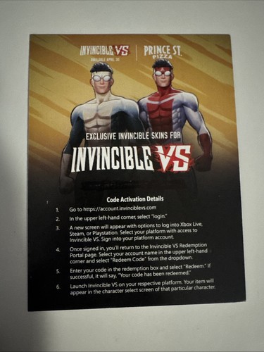 Invincible exclusive skin - invincible, vs