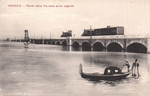 Venezia ponte della ferrovia - della,