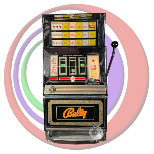 Vintage bally slot machine 3 - bally, machine,