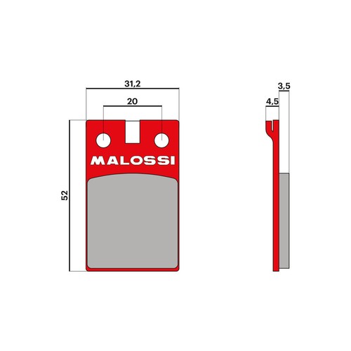 Pastiglie freno malossi brake - malossi,