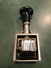 TIMBRO VINTAGE NUMERATORE