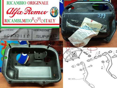 Supporto comando pedale freno - supporto,