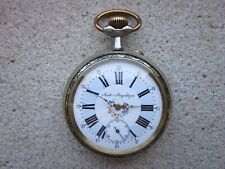 OROLOGIO DA TASCA ANTI MAGNETIQUE CARROZZA CAVALLO X CALESSE CIPOLLA GRANDE 66MM