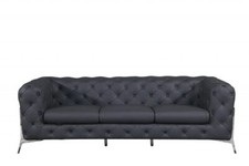 93 Dark Gray Italian Leather