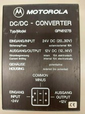 Riduttore di tensione Motorola DC/DC 24/12 15 Ampere modello GPN6127B