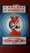 ANTICO SPARTITO MUSICALE NOI