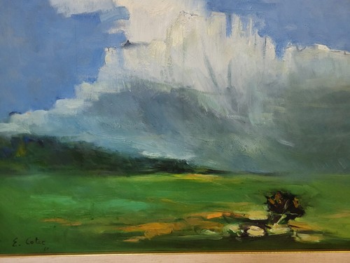 Quadro arte moderna olio - , su