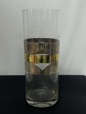 Vaso cilindrico in vetro con