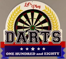 Targa in latta freccette sport