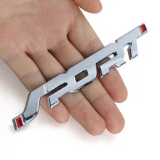 Adesivo auto SPORT ARGENTO 3D