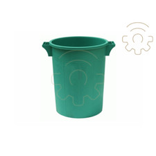 Bidone per rifiuti in pvc da
