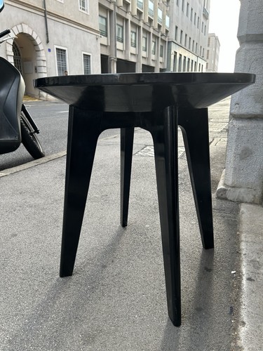 Tavolino 50s nero ebanizzato - tavolino,