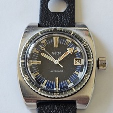 VETTA-DIVER-"20 ATMOS"-SUB 200 M-AUTOMATICO-ACCIAIO-OVERSIZE (37 MM)-ETA 2472