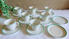 7 TASSES ET SOUCOUPES BRULOTS