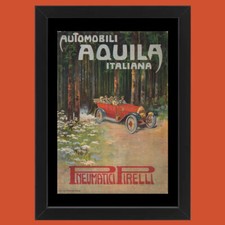 Anni ' 10  * Pubblicità Originale "Aquila Italiana - EDEL, Fabbrica Automobili T