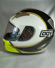 AGV Ti-tech Rossi 2006 White Urban  Gothic Motogp Race Replica Motorcycle Helmet