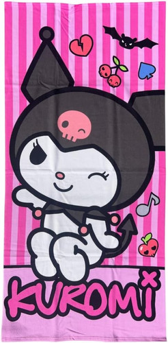 Telo mare kuromi rosa - mare, 70x140