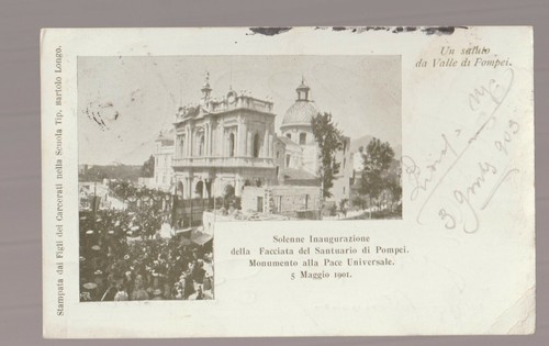Saluto valle di pompei - un,