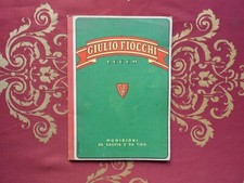 Giulio Fiocchi Lecco Catalogo Munizioni da caccia e da tiro 1951 Armi