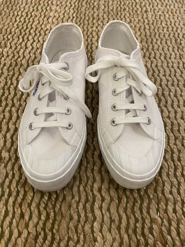 Superga womens white tennis - white,