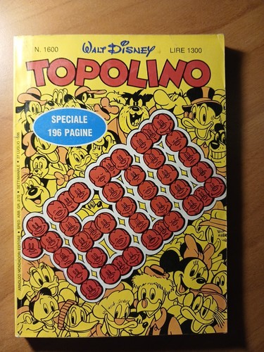 Topolino 1600 edizioni - topolino, (edizioni