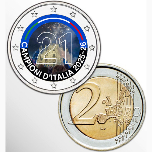 Euro inter campione - 2€,
