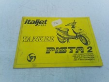 Italjet Yankee pista 2 libretto uso e manutenzione