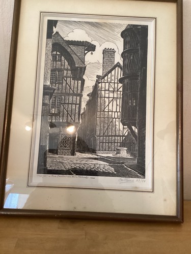 Gravure numérotée signée - gravure,