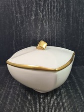 narumi porcellana bone china scatolina con coperchio filo oro cm 8 x 6