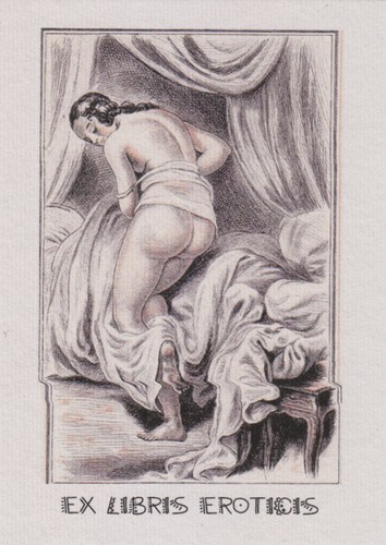 Libris bookplate erotico - ex,