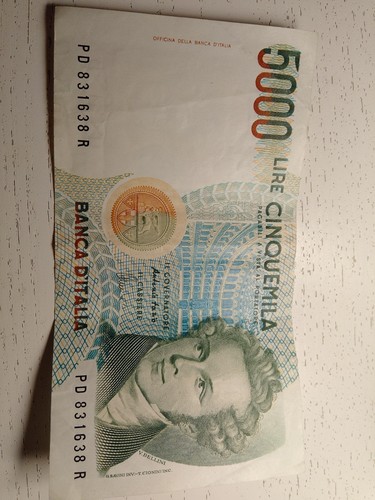 Banconota 5000 lire - banconota,
