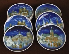 ROYAL TETTAU PIATTO IN PORCELLANA ANNUALE NATALE ANNO A SCELTA DA 1970 A 2011