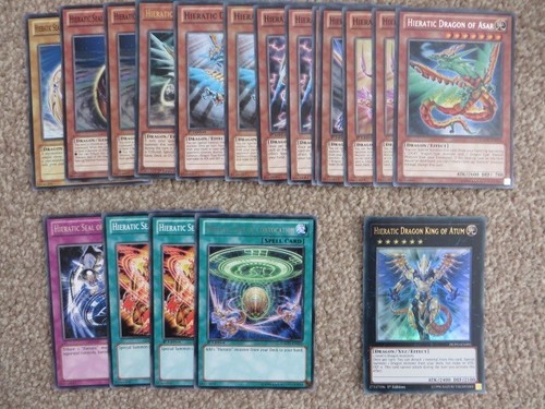 Yugioh hieratic dragon - hieratic, deck