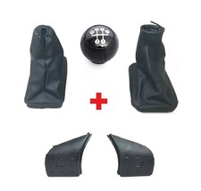 Pomello + Set Clacson Tasti + Cuffia Leva Cambio + Freno a Mano Per Opel Corsa C