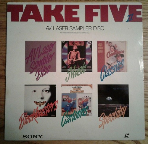 Laser disc take five sony - disc, ii,
