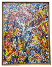 Arte astratta acrilico pittura