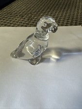 Pappagalli in cristallo trasparente Baccarat