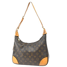 Borsa a tracolla Louis Vuitton Boulogne 30 monogramma pelle marrone M51265 73KB132