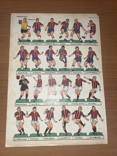 Figurine catania foggia 1964 - catania,