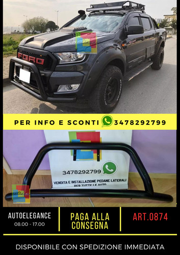 Bull bar nero adatto - ⏩bull, ford