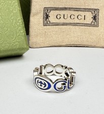 Anello Gucci Incastro G Smalto
