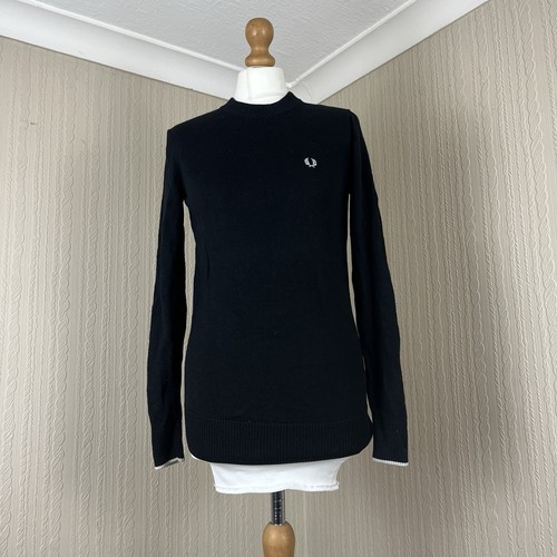 Maglione fred perry nero 100 - perry, 100%